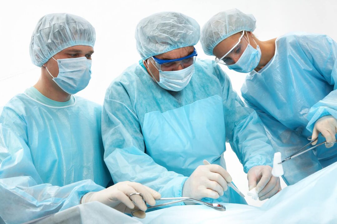 Performing an operation to enlarge the penis