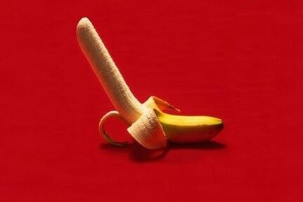 banana symbolizes the enlarged penis from exercises